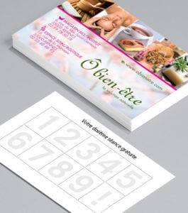 Bread and Butter White carte de fidélité imprimerie-eco